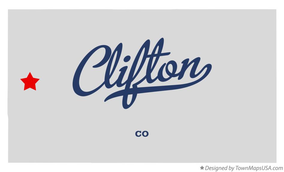 Map of Clifton Colorado CO