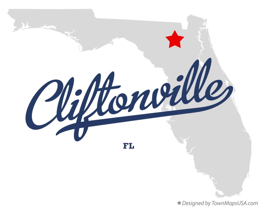 Map of Cliftonville Florida FL