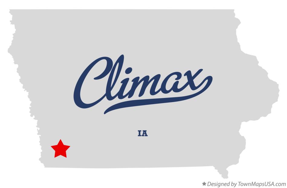 Map of Climax Iowa IA