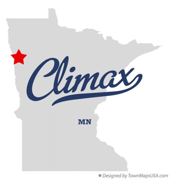 Map of Climax Minnesota MN