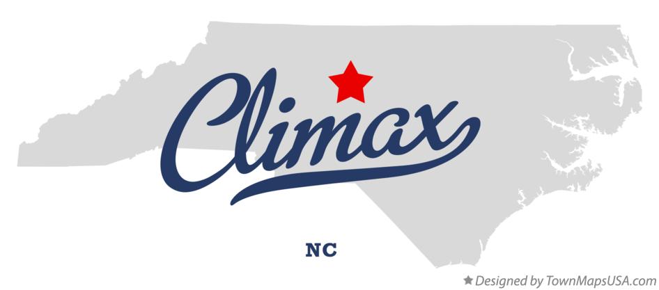 Map of Climax North Carolina NC
