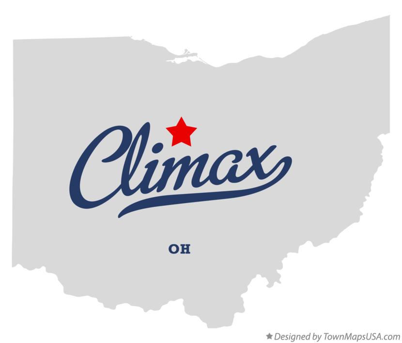 Map of Climax Ohio OH