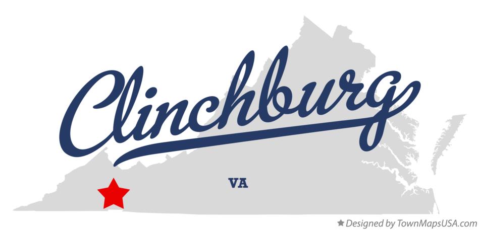Map of Clinchburg Virginia VA