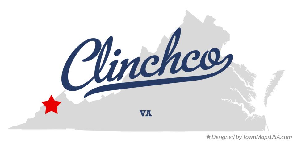 Map of Clinchco Virginia VA