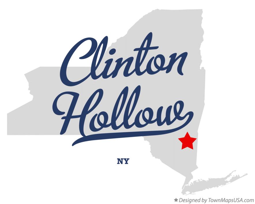 Map of Clinton Hollow New York NY