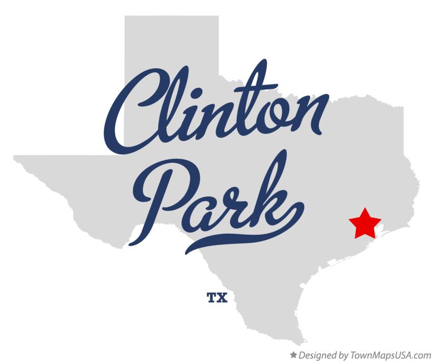 Map of Clinton Park Texas TX