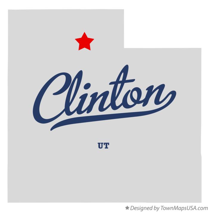 Map of Clinton Utah UT