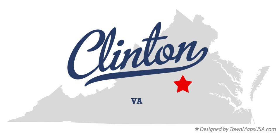 Map of Clinton Virginia VA
