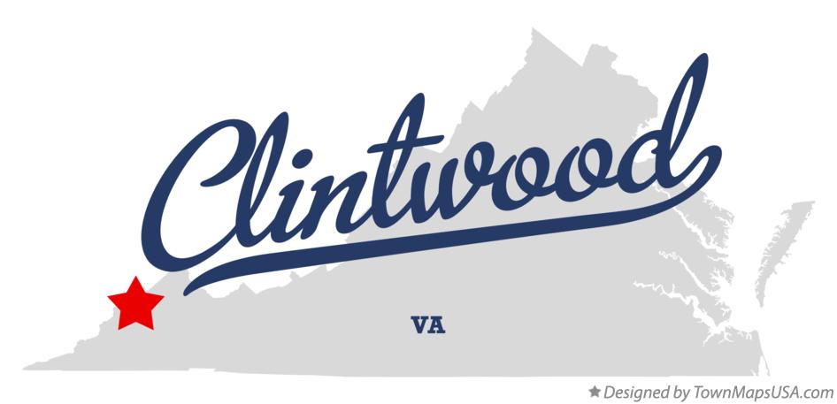 Map of Clintwood Virginia VA