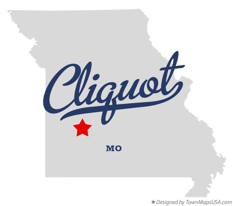 Map of Cliquot Missouri MO
