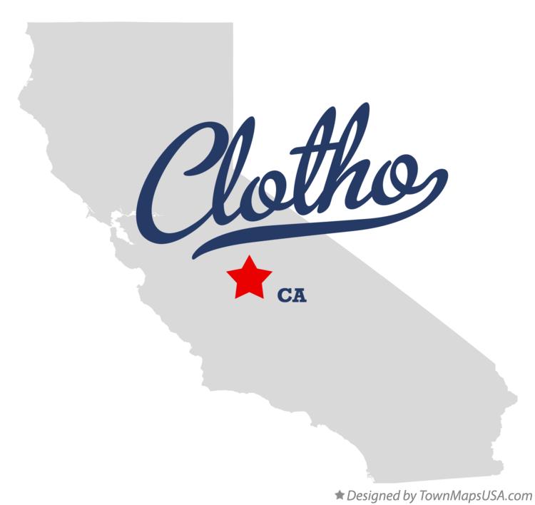Map of Clotho California CA