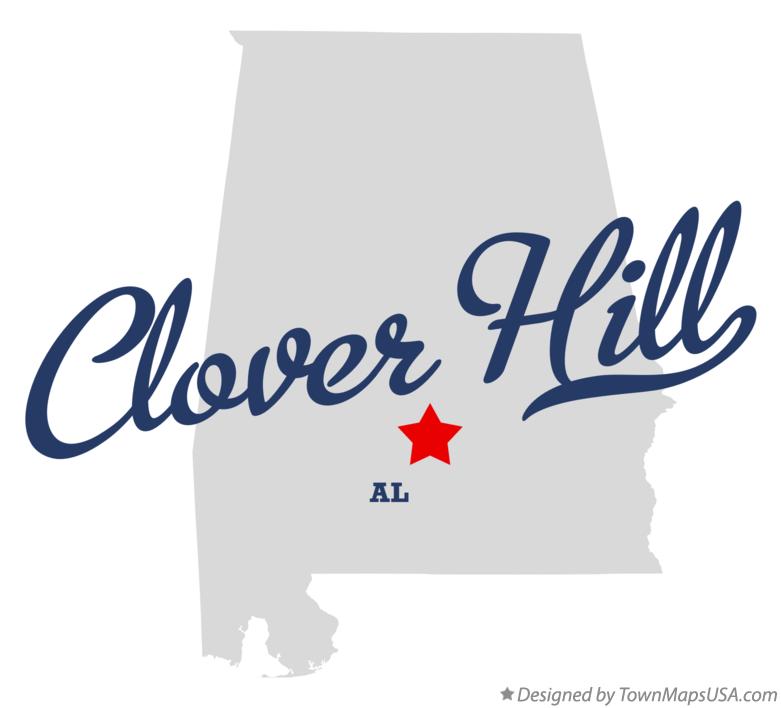 Map of Clover Hill Alabama AL