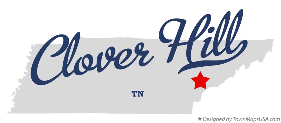 Map of Clover Hill Tennessee TN