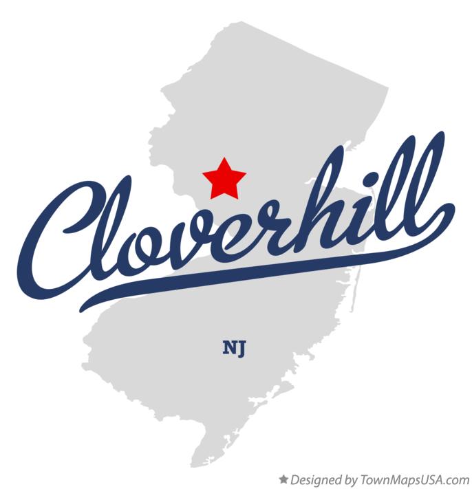 Map of Cloverhill New Jersey NJ