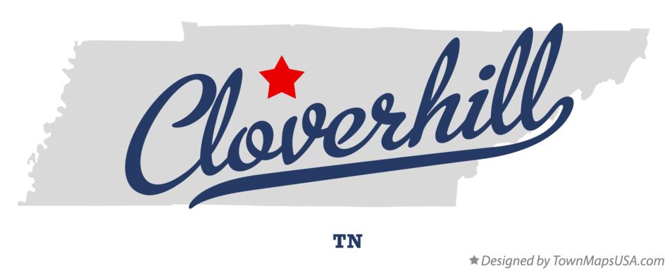 Map of Cloverhill Tennessee TN