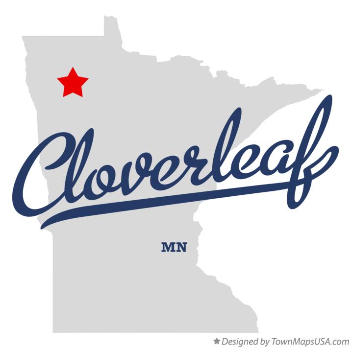 Map of Cloverleaf Minnesota MN