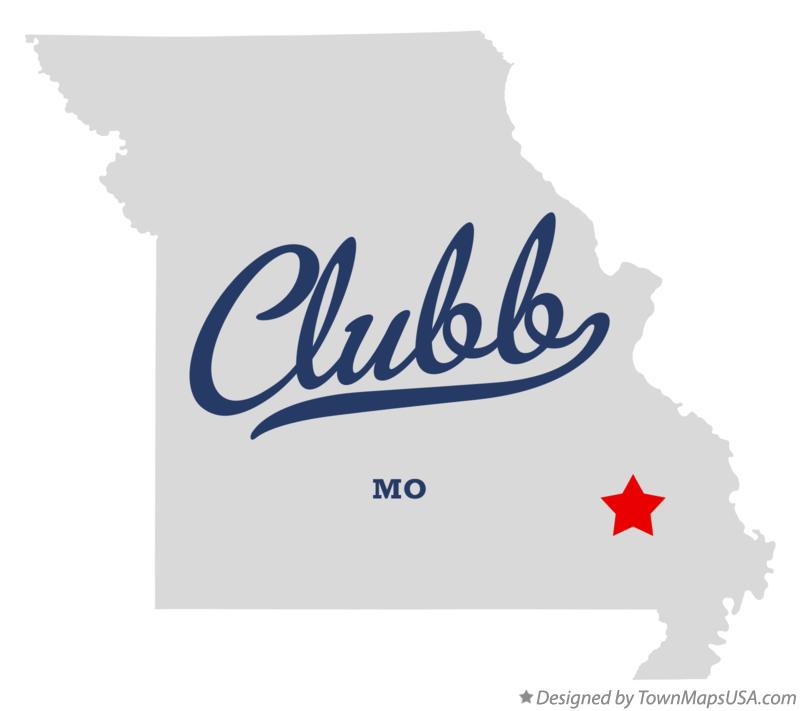 Map of Clubb Missouri MO