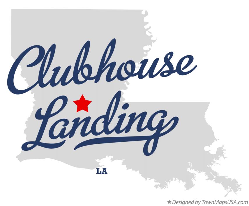 Map of Clubhouse Landing Louisiana LA