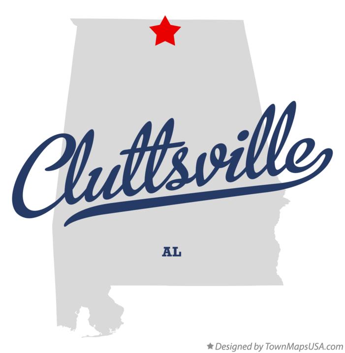 Map of Cluttsville Alabama AL