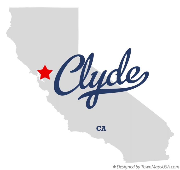 Map of Clyde California CA