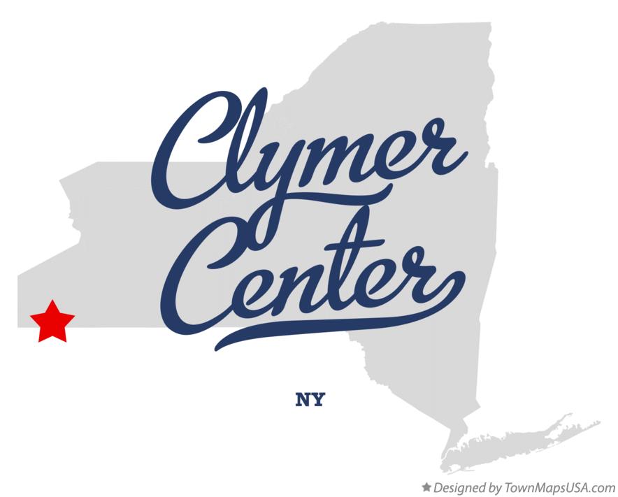 Map of Clymer Center New York NY