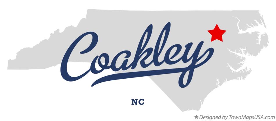 Map of Coakley North Carolina NC