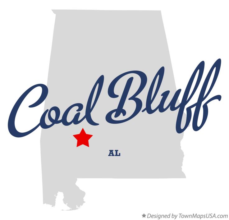 Map of Coal Bluff Alabama AL