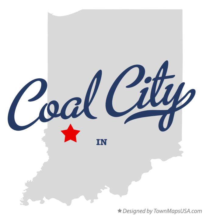 Map of Coal City Indiana IN