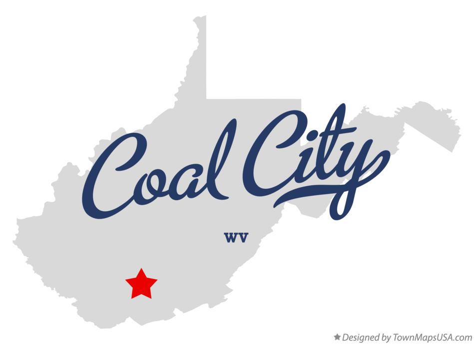 Map of Coal City West Virginia WV