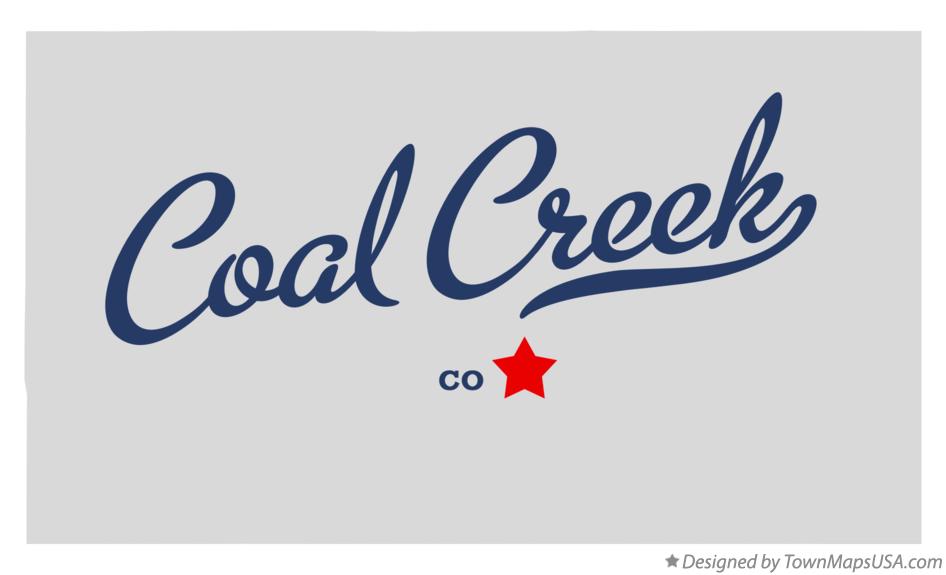 Map of Coal Creek Colorado CO