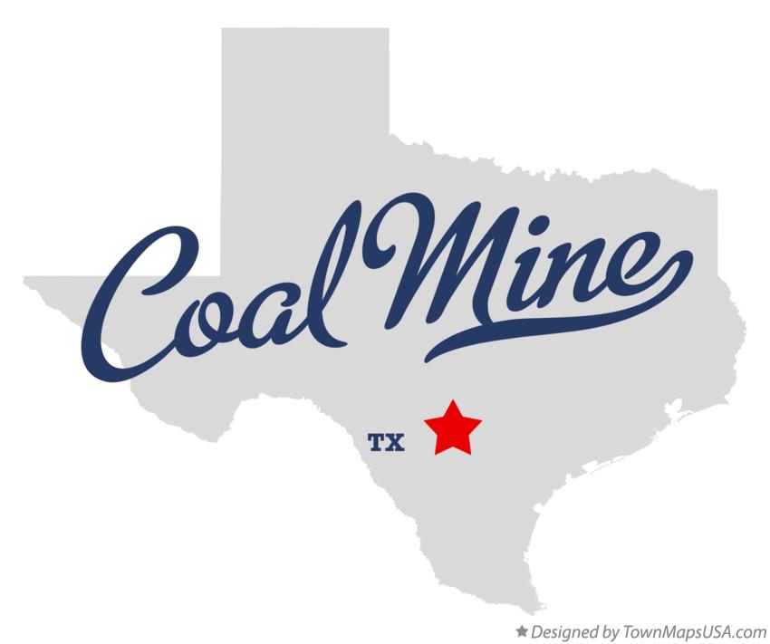 Map of Coal Mine Texas TX