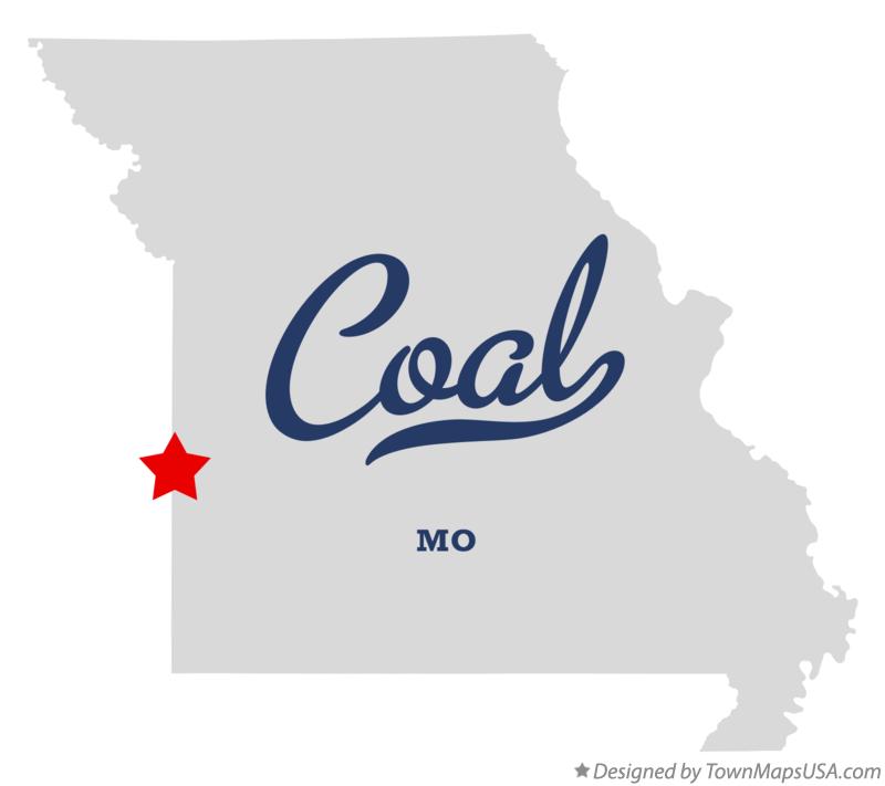 Map of Coal Missouri MO