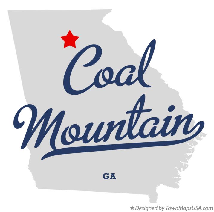 Map of Coal Mountain Georgia GA