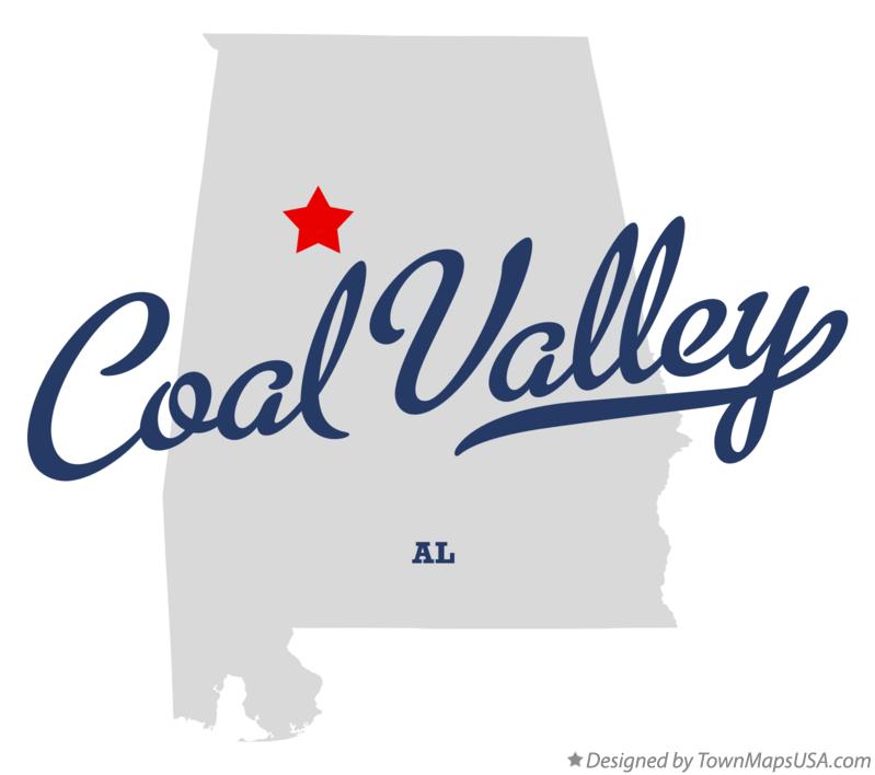 Map of Coal Valley Alabama AL