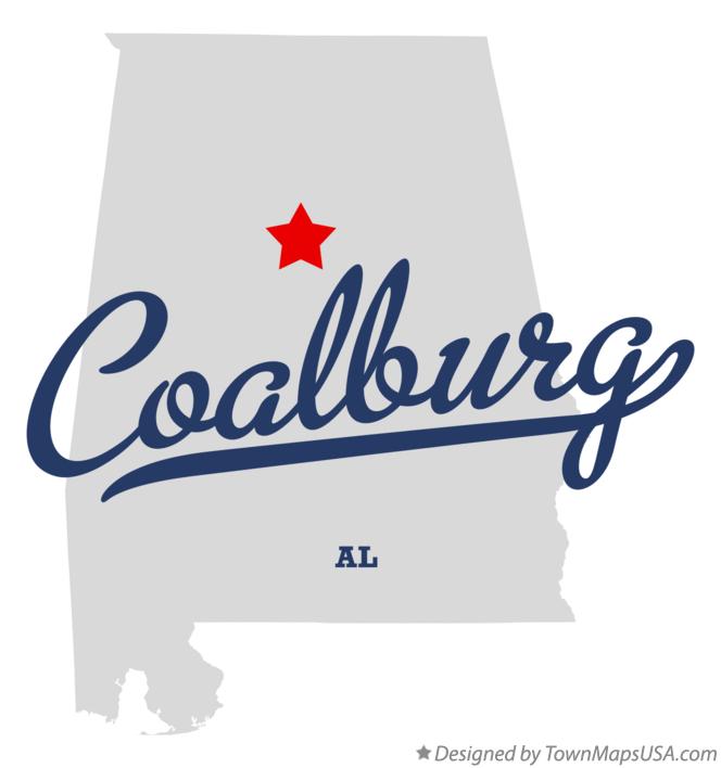 Map of Coalburg Alabama AL
