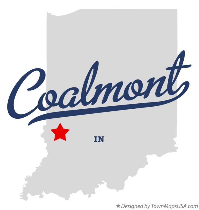 Map of Coalmont Indiana IN