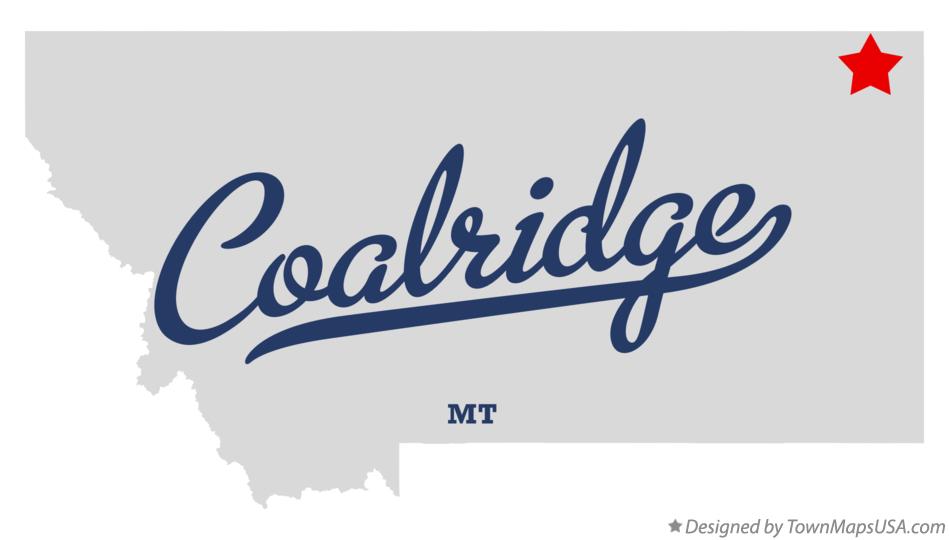 Map of Coalridge Montana MT