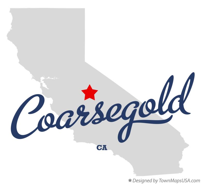 Map of Coarsegold California CA