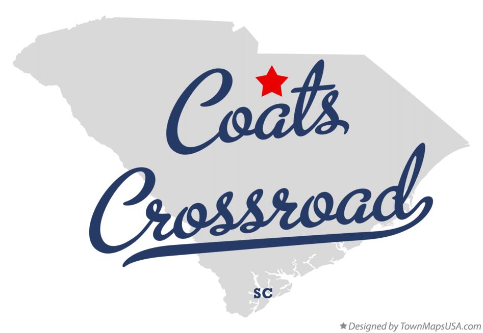Map of Coats Crossroad South Carolina SC