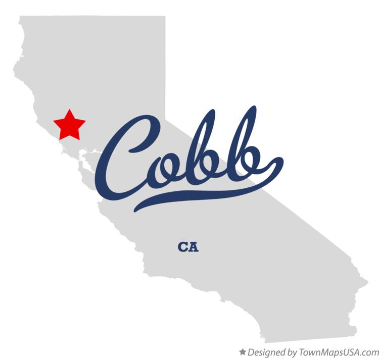 Map of Cobb California CA