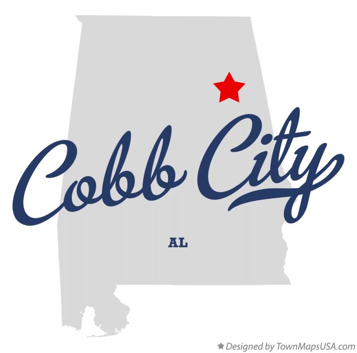 Map of Cobb City Alabama AL