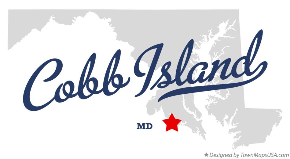 Map of Cobb Island Maryland MD