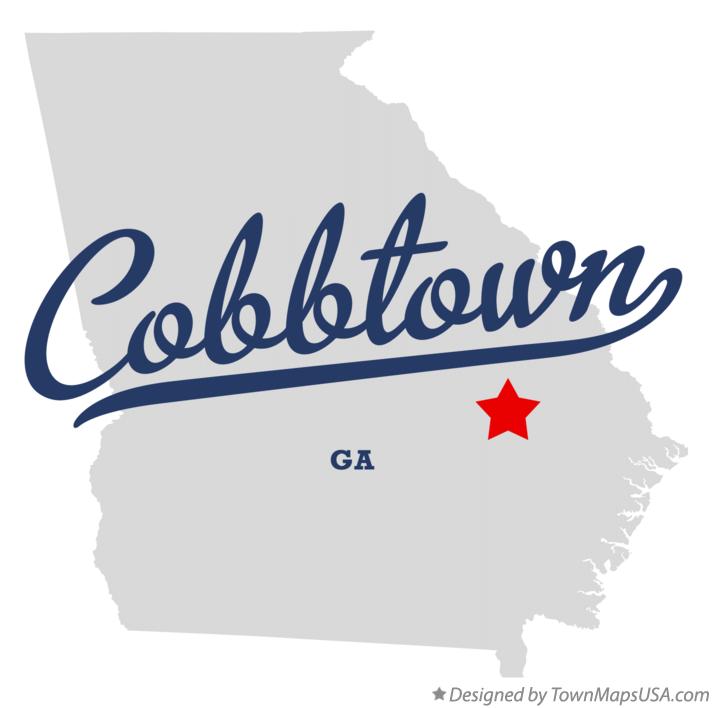 Map of Cobbtown Georgia GA