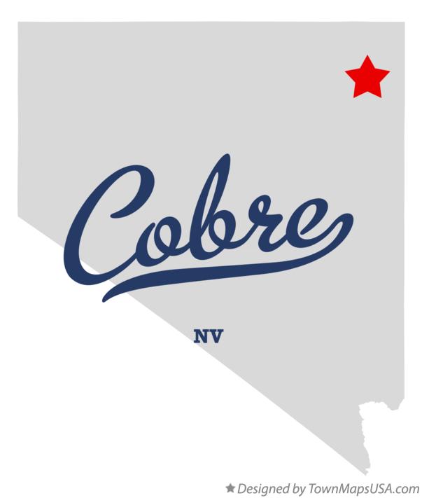 Map of Cobre Nevada NV