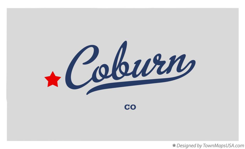 Map of Coburn Colorado CO