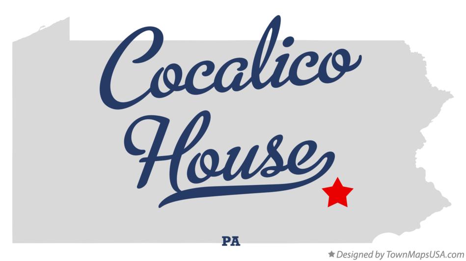 Map of Cocalico House Pennsylvania PA