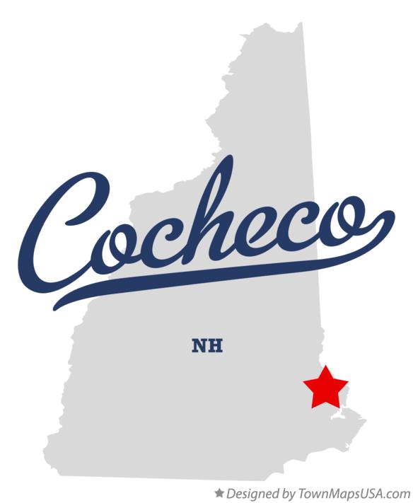 Map of Cocheco New Hampshire NH