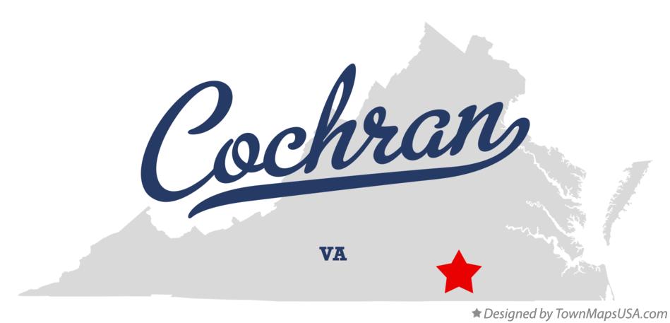 Map of Cochran Virginia VA