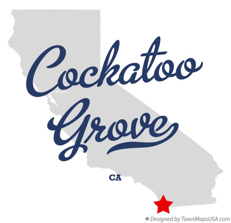 Map of Cockatoo Grove California CA
