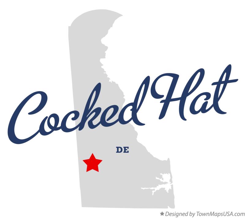 Map of Cocked Hat Delaware DE